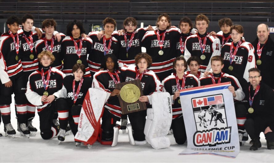 Nepean Raiders U15AA Compeititive wins the Can/Am Montreal Tournament!