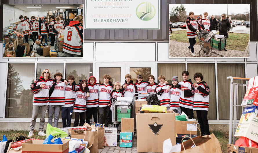 U15 Competitive B Supporting Barrhaven Food Cupboard